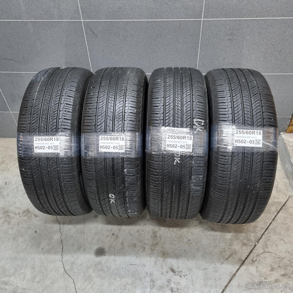 Letné pneumatiky 255/60 R18 HANKOOK DOT2219