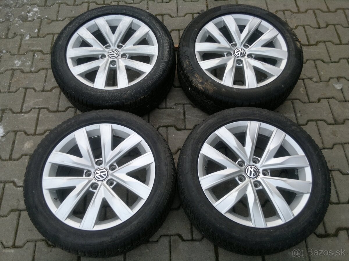 Elektrony VW Sharan 5x112 r17, zimne pneu. 225/50 R17