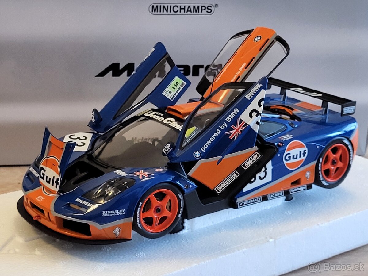 McLaren F1 GTR Gulf Racing Minichamps 1:18