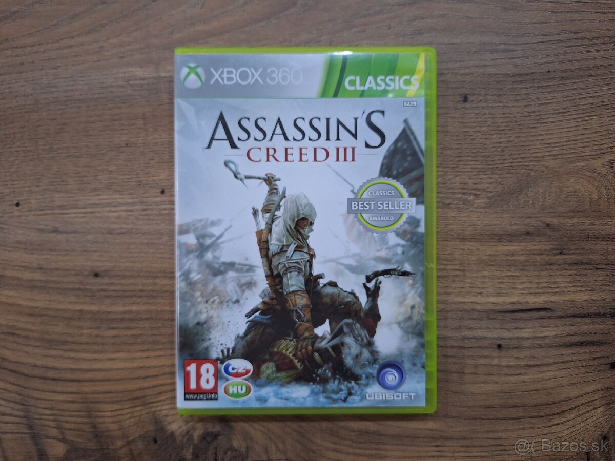 Hra na Xbox 360 - Assassins Creed 3 CZ