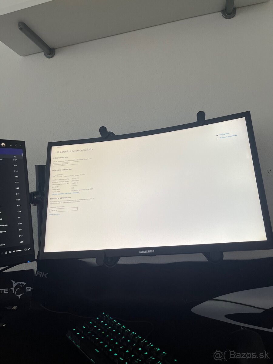 Herný 144hz monitor