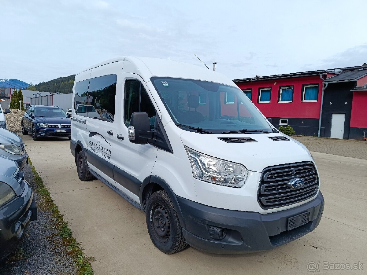 Ford Transit 2,0tdci, 130ps, r.v. 2017,9 miestne,klima