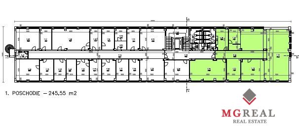 Kancelárie 245,55m2 Lake Building, Drieňová ul., Ružinov - Š