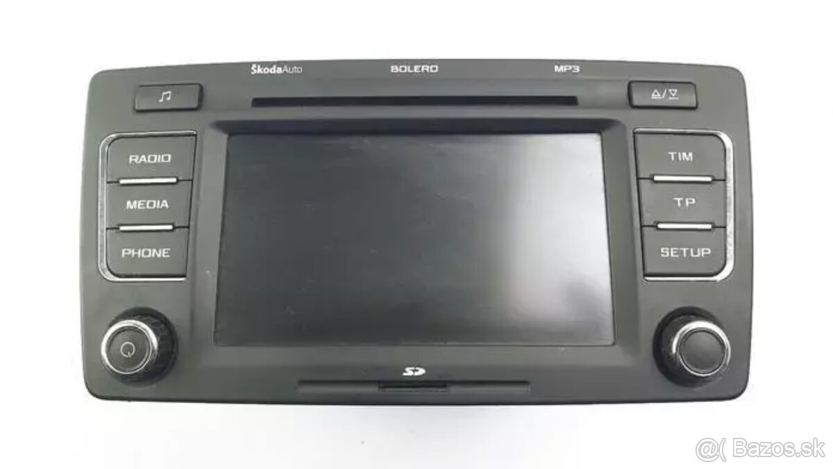 original vw skoda bolero autoradio MP3 SD karta octavia yeti