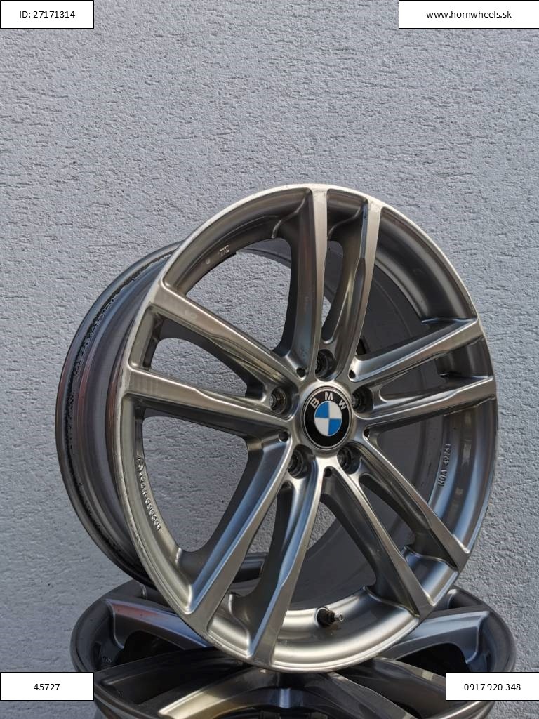 BMW 1, 3, X3 alu disky 8x18 5x120 ET43 Rial 1259