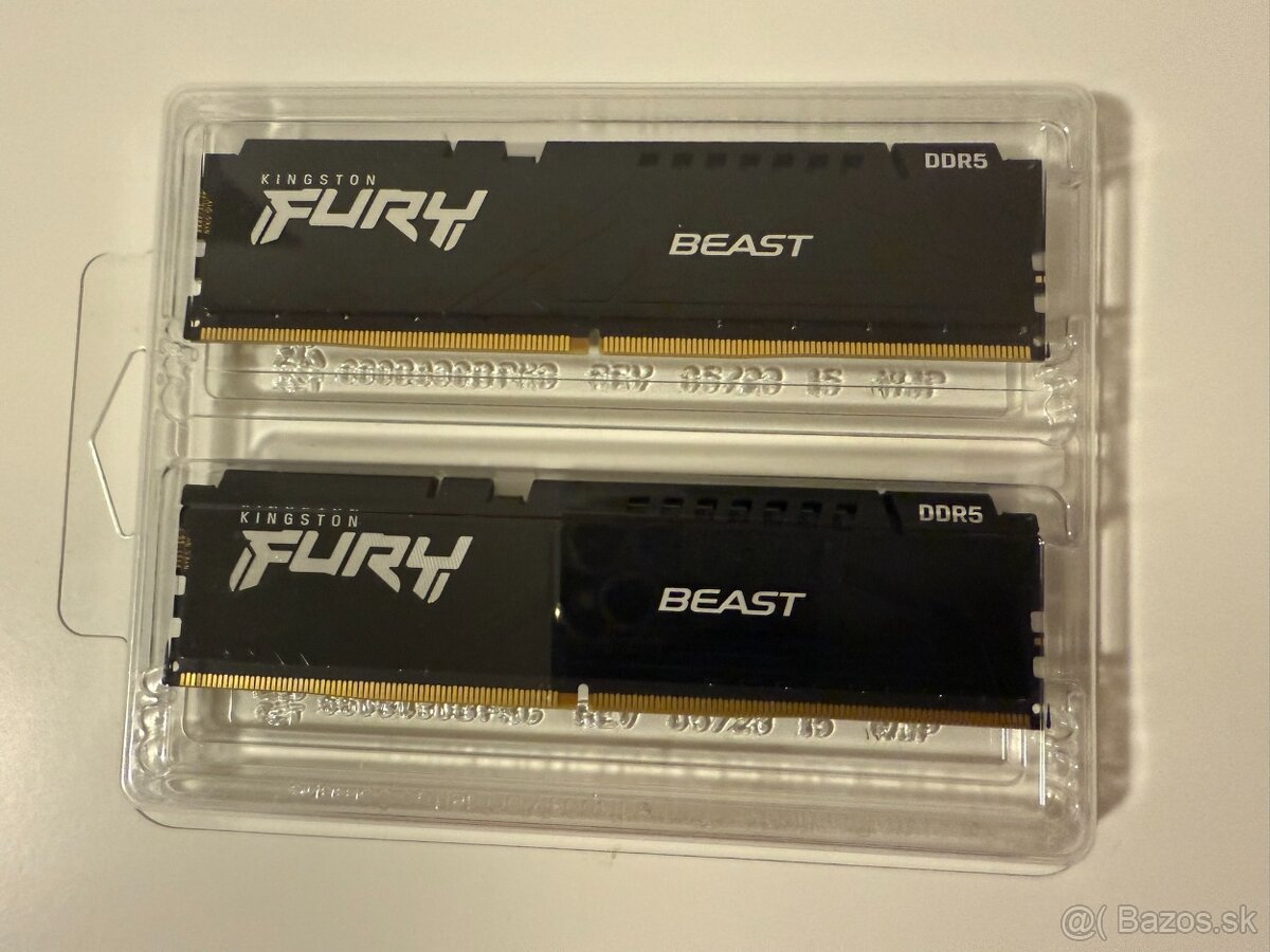 Kingston FURY Beast/ DDR5/ 64GB/ 6000MHz-AMD+INTEL