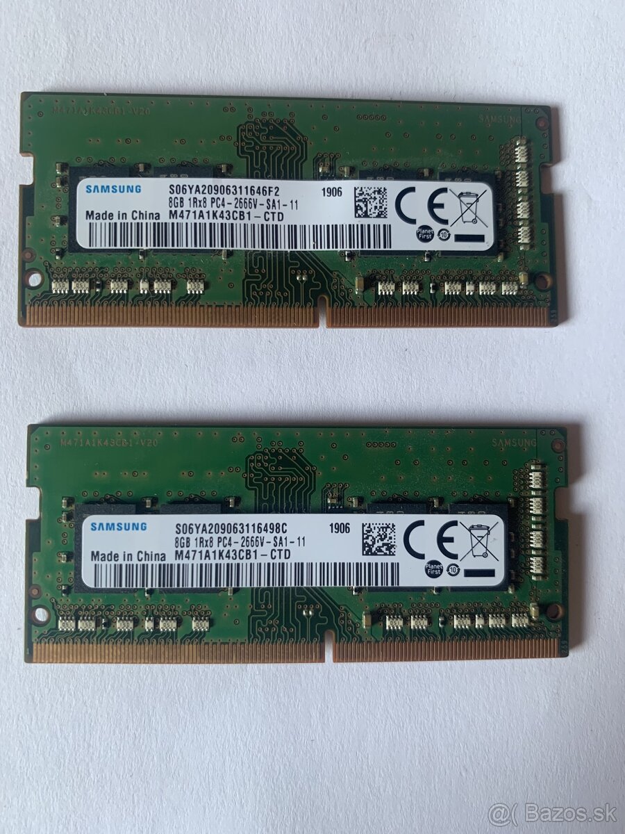 Samsung ddr4 2x8gb