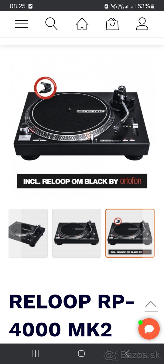 2X gramofón Reloop