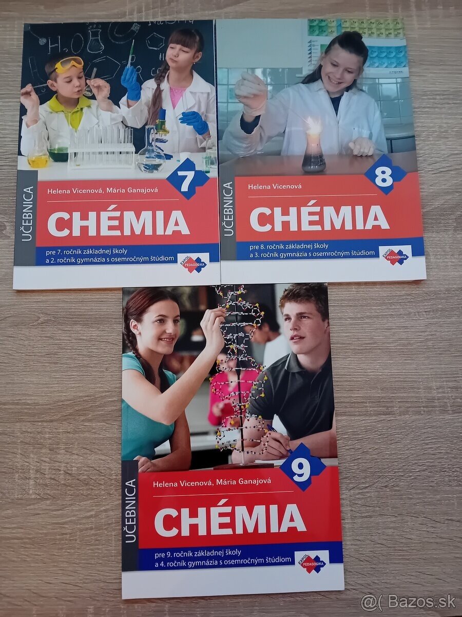 Učebnice ZŠ chémia 7.,8.,9. ročník