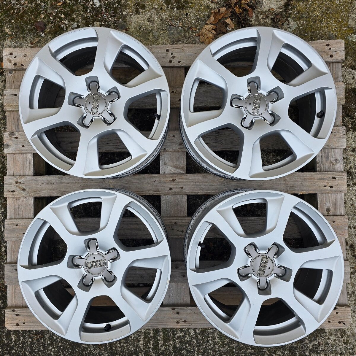 ORIGINÁL AUDI HLINÍKOVÉ DISKY 5x112 R16