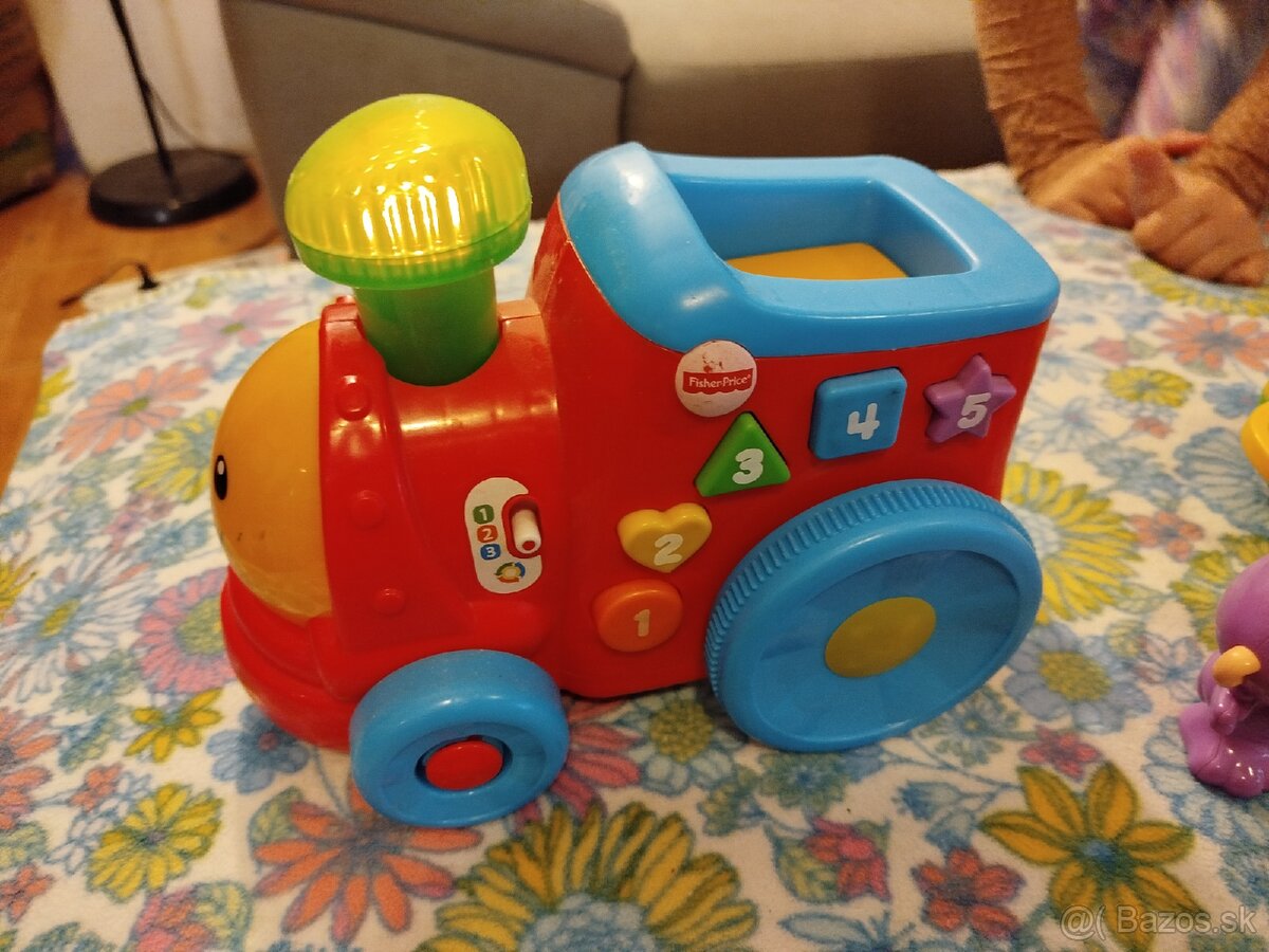 Vláčik fisher price,plne funkčný