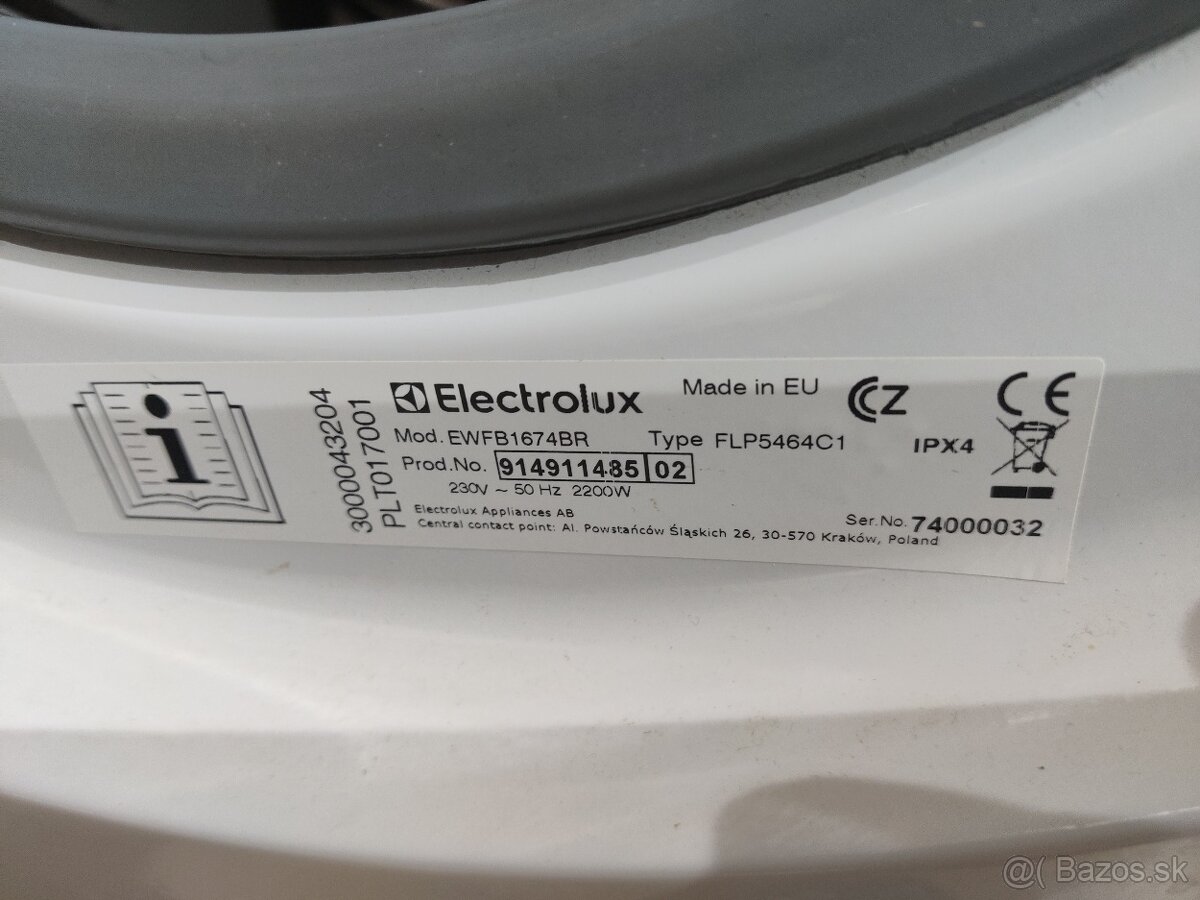 Electrolux EWFB1674BR - náhradné diely