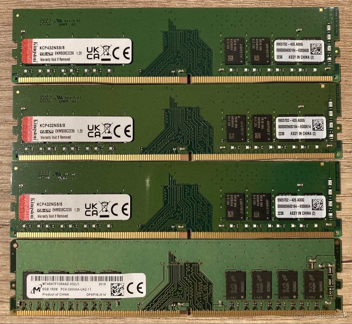 Ram 4x 8GB DDR4 3200MHz