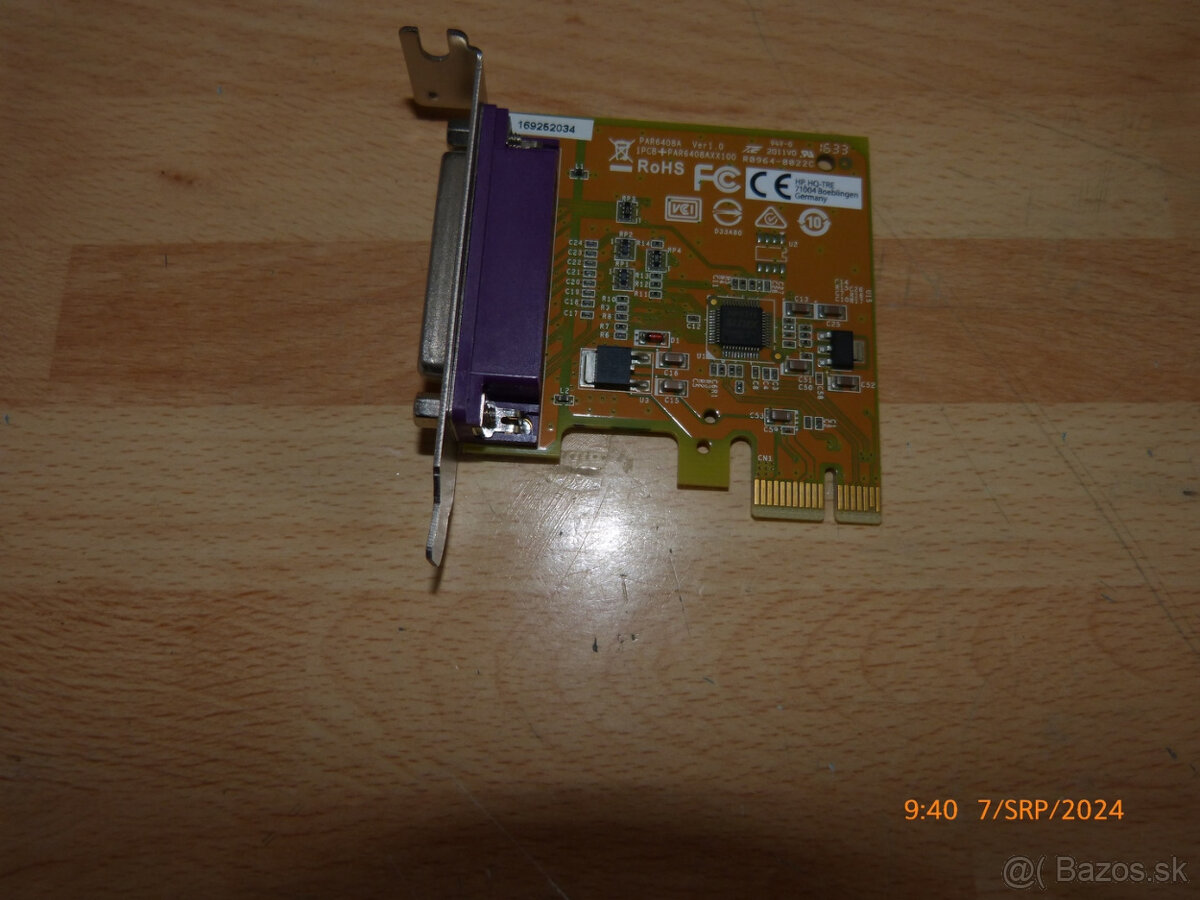 pcie usb3 pci raid sata a scsi a paralelny port za 10e kus