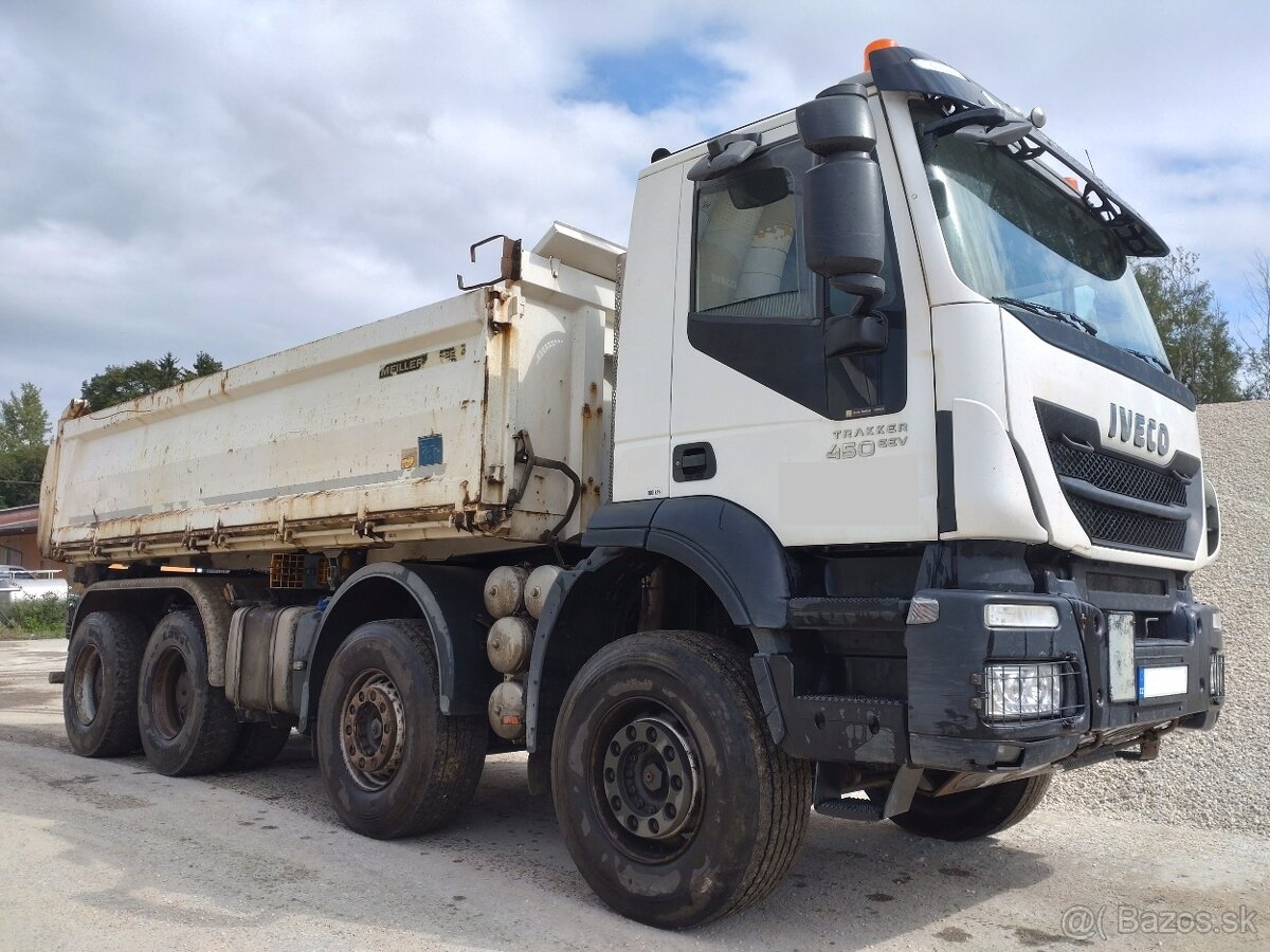 IVECO TRAKKER AD340T45 - 8x4 - Třístranný sklápěč