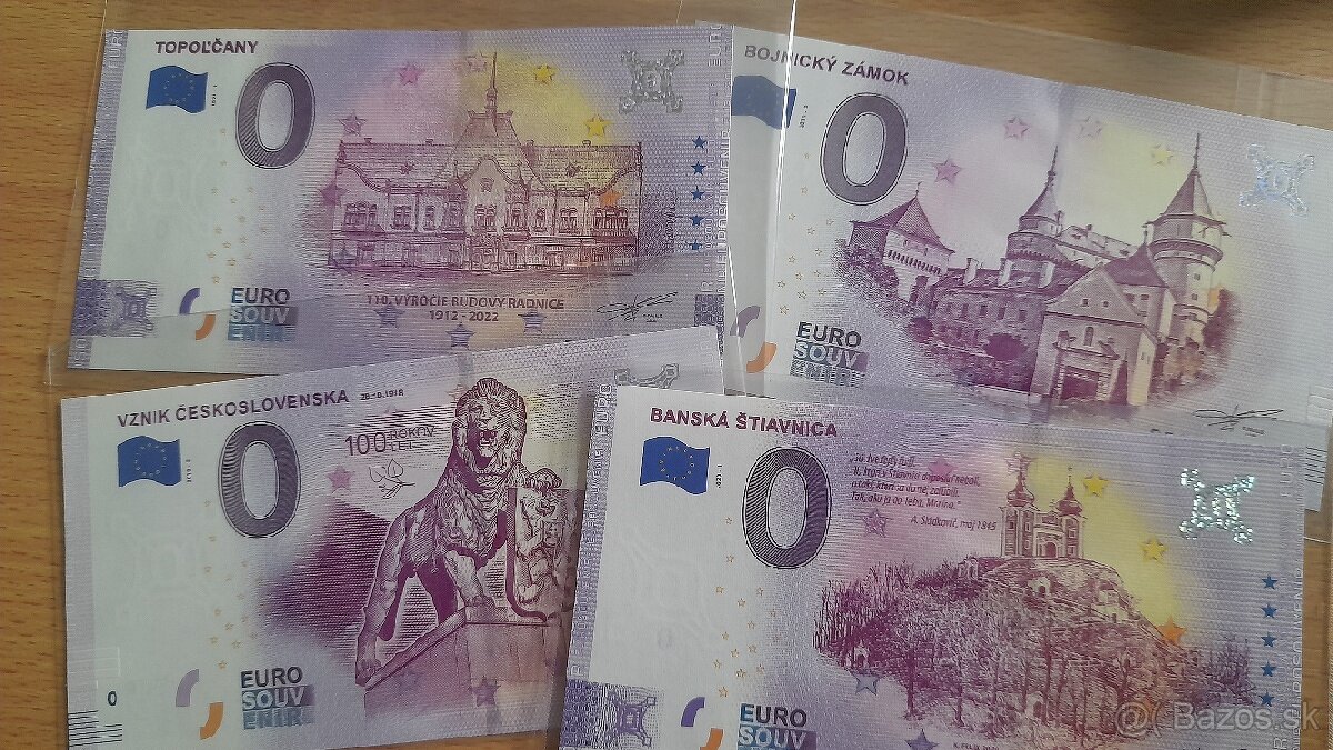 0 euro bankovky