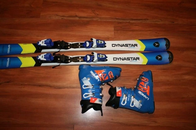 lyže dynastar team Speed 130 cm , lyžiarky lange