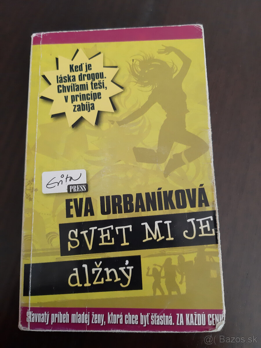 eva  urbaníkova:  svet mi je  dlžný   5 eur