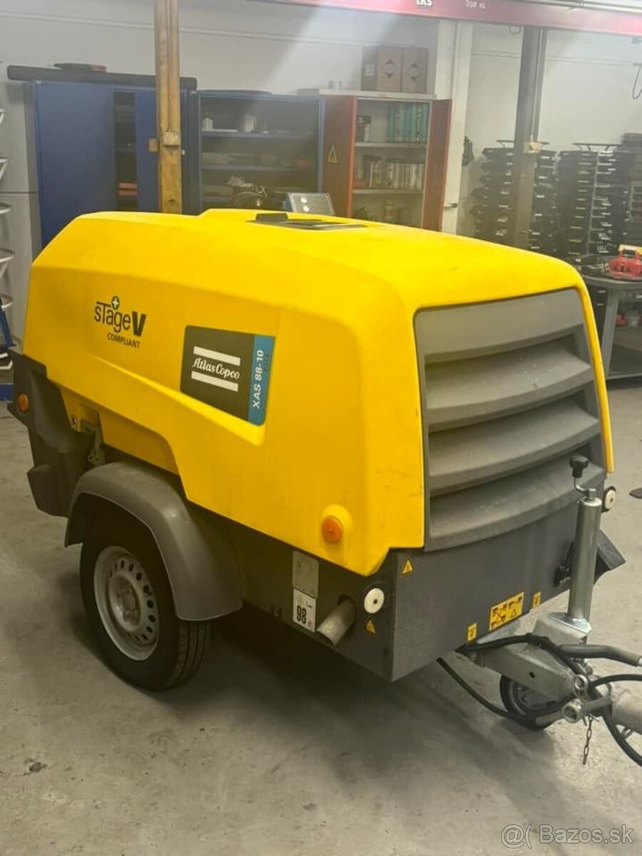 Prívesný Kompresor Atlas Copco XAS 88 10