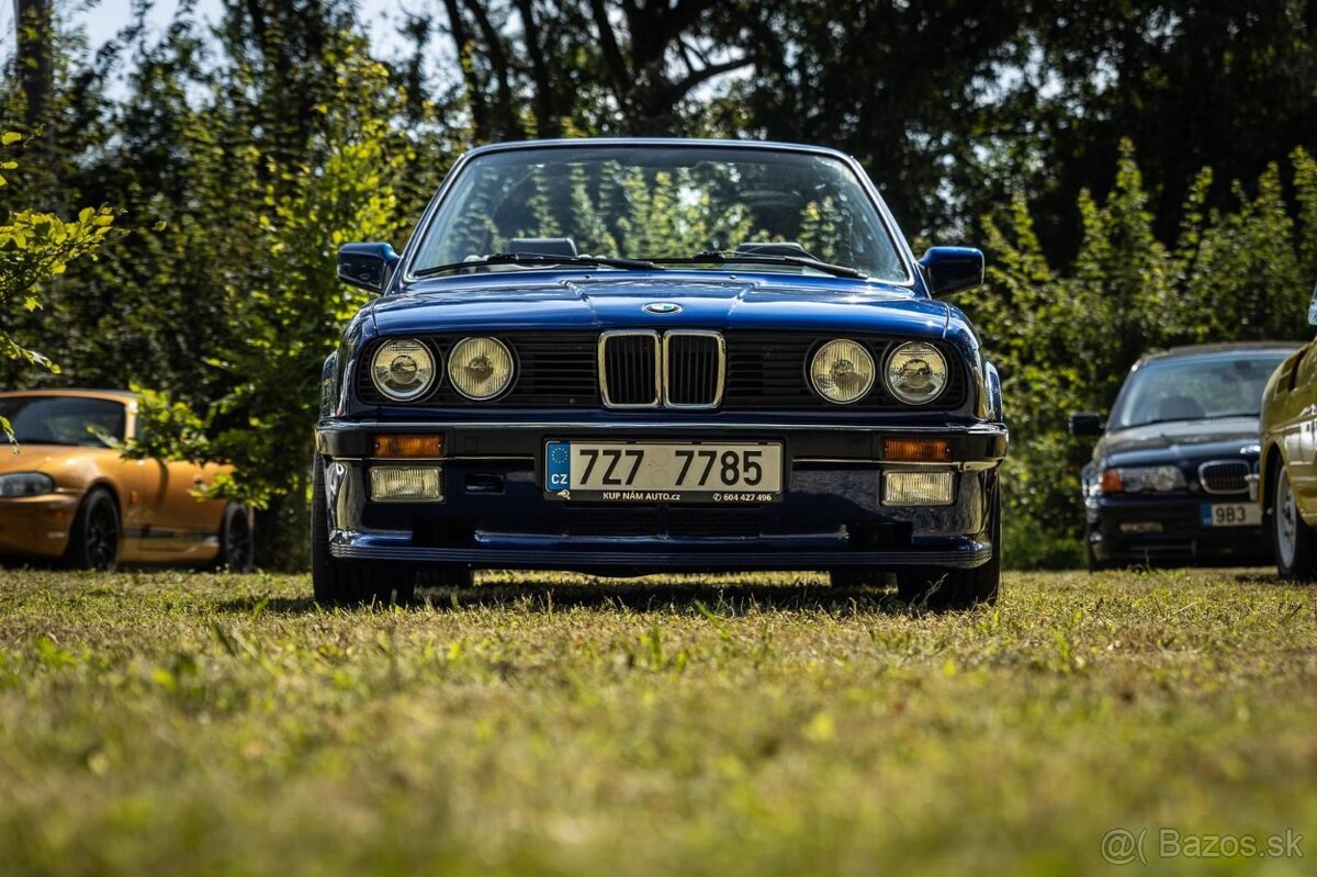 BMW E30 325i CABRIO MTECHNIK 1, SAMOSVOR, NOVE STK, BILE SPZ