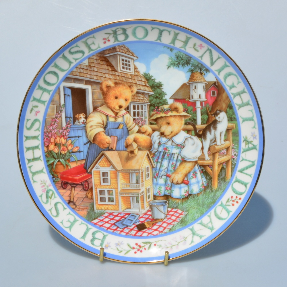 Royal Doulton - 6x Porcelánové taniere - Medvediky, Mackovia