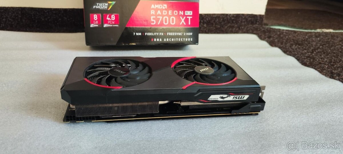 Predám MSI Radeon RX 5700 XT GAMING X 8Gb (TWIN FROZR 7)