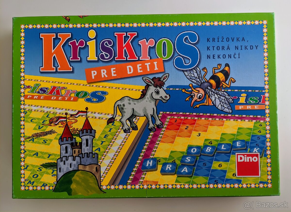 Dino Kris Kros detská SK verzia (scrabble)