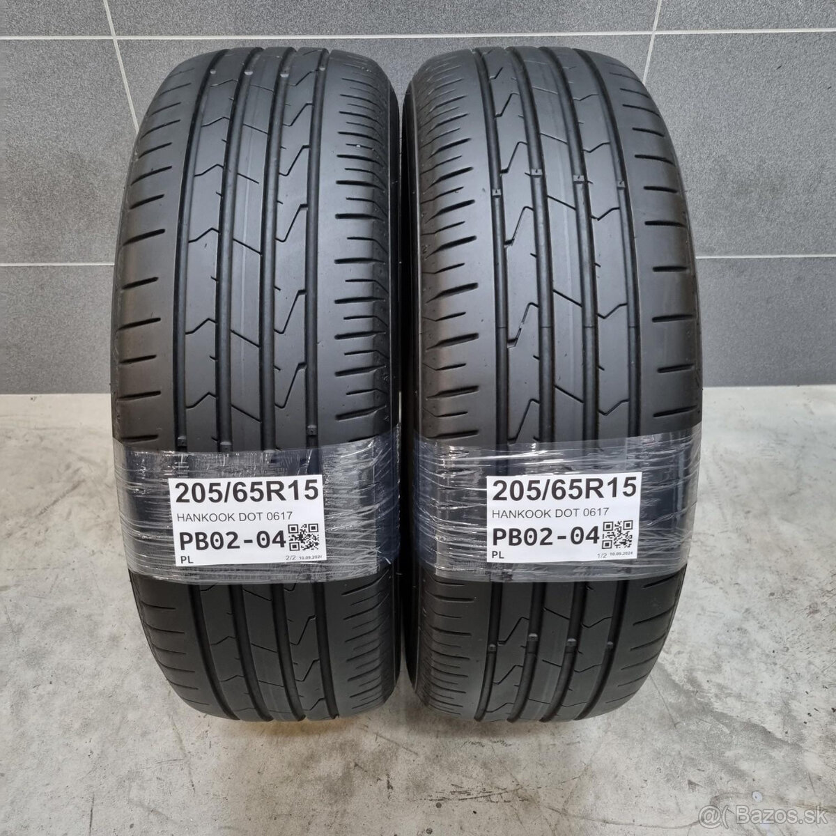 Letné pneumatiky 205/65 R15 HANKOOK DOT0617