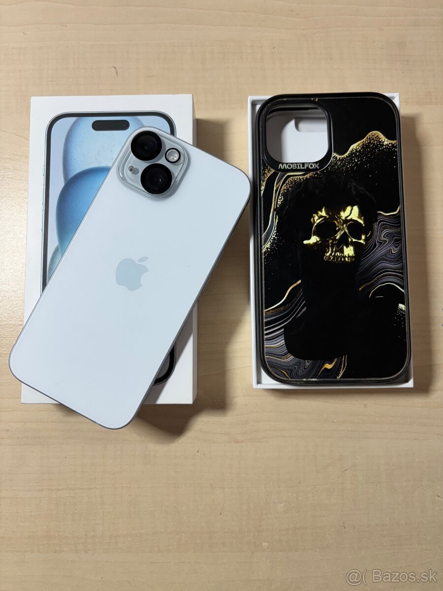 Predám Vymením iPhone 15 blue 128gb