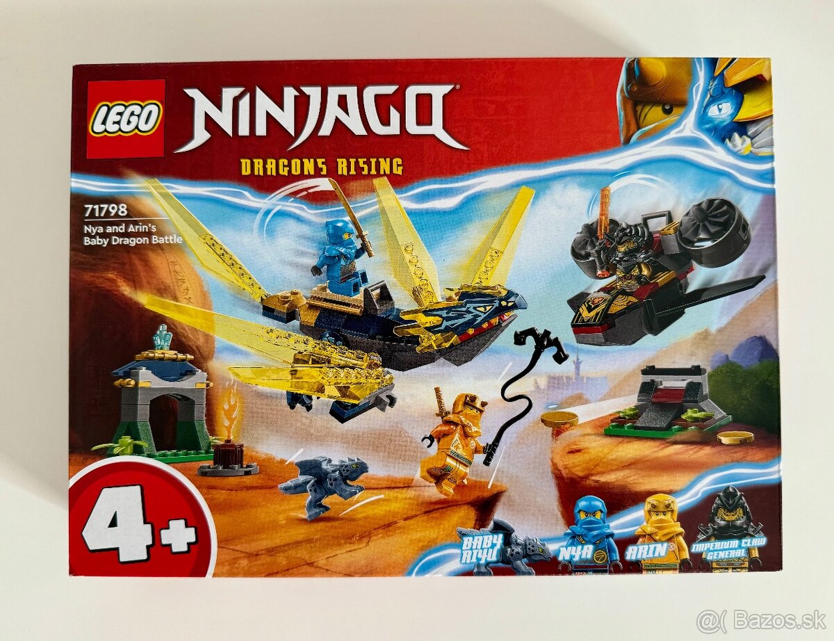Lego 71798 Ninjago Nya a Arin v súboji s dračím mláďaťom