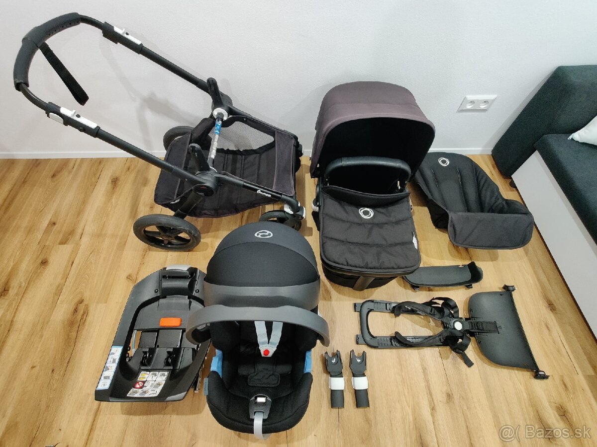 Bugaboo Fox 2 kompletny set + vajicko + adaptery + isofix