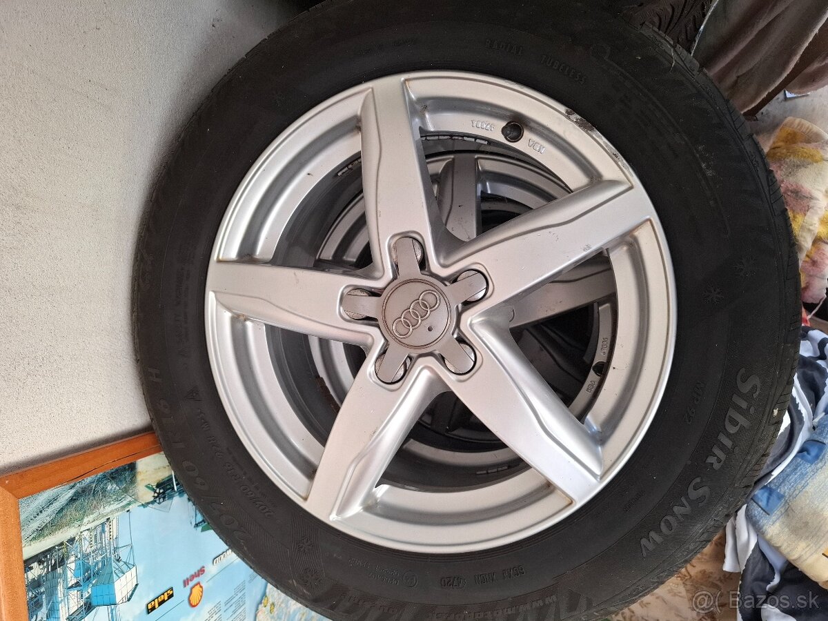 Hliníkové disky audi 205/60 r16