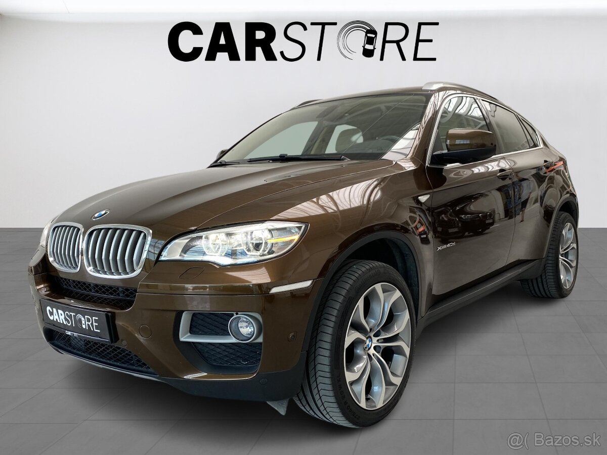 BMW X6 3.0D xDrive V6 Biela koža SK pôvod po servise TOP