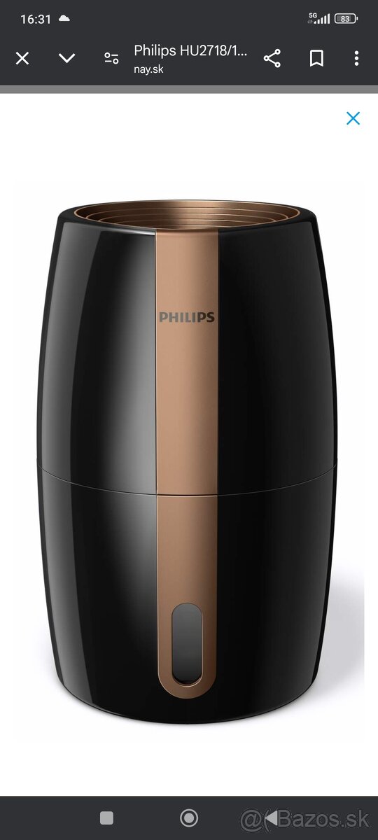 Zvlhčovač Vzduchu Philips