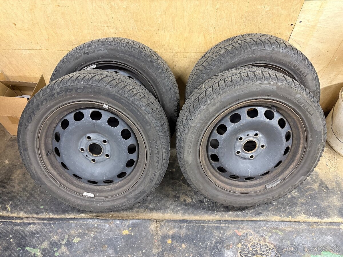 Zimná sada 5x112 205/55 r16 Pirelli