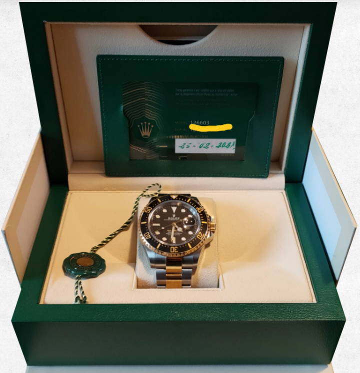 ROLEX Sea-dweller 43 mm, r. 2021