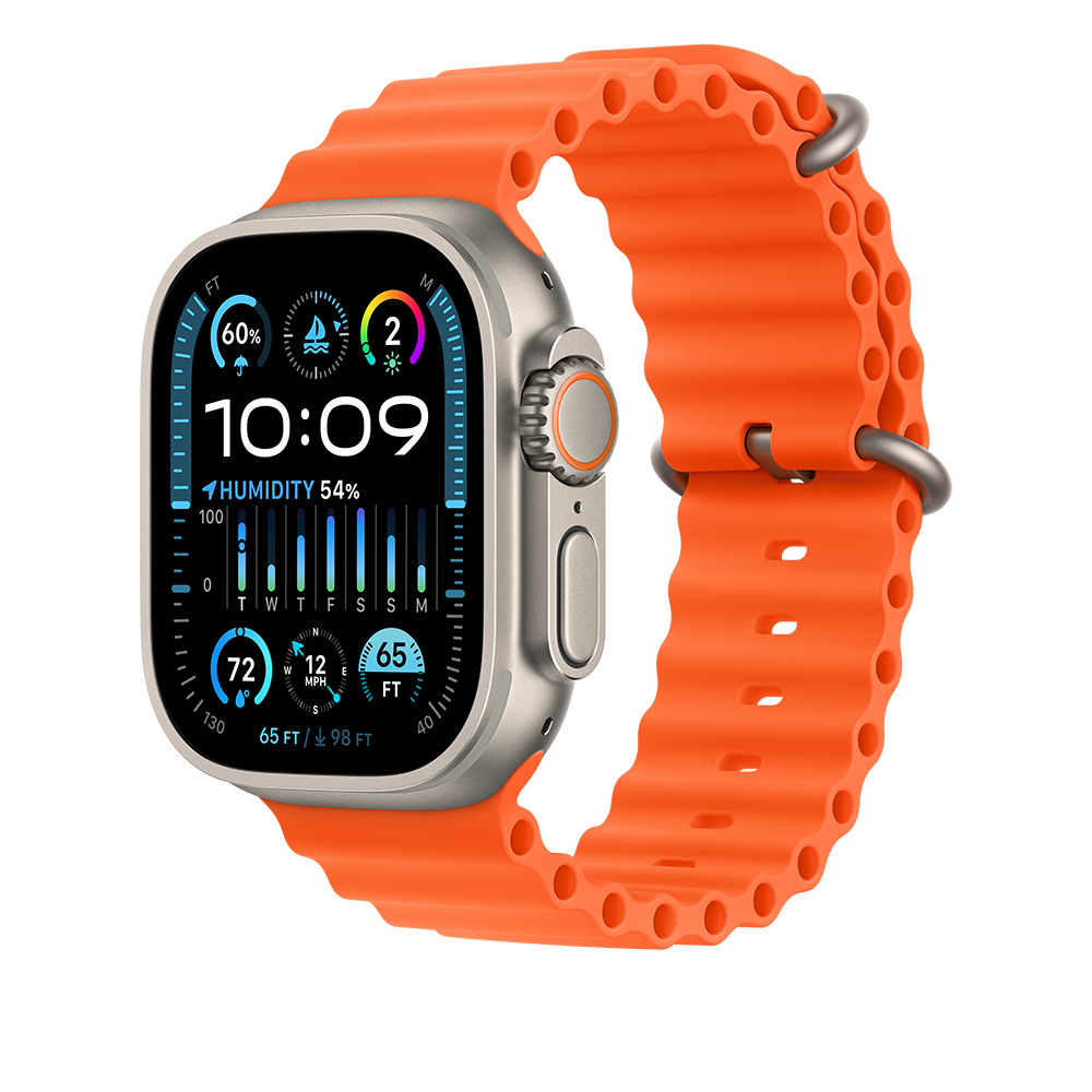 Apple Watch Ultra 2 GPS + Cellular, 49mm,Orange band.