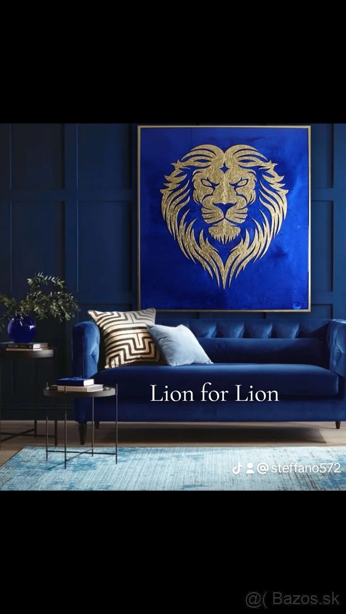 Obraz Zlatý Lev