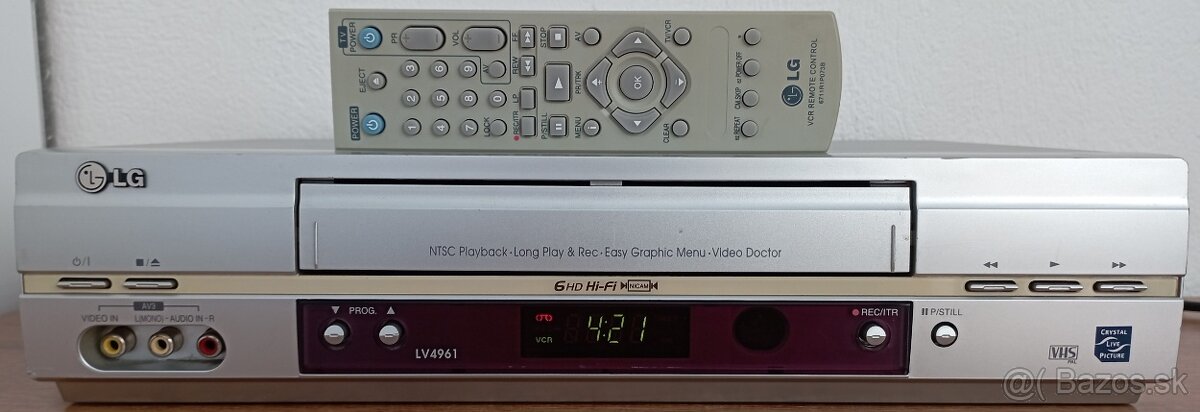 LG  LV4961 .... VHS HIFI STEREO videorekorder ....