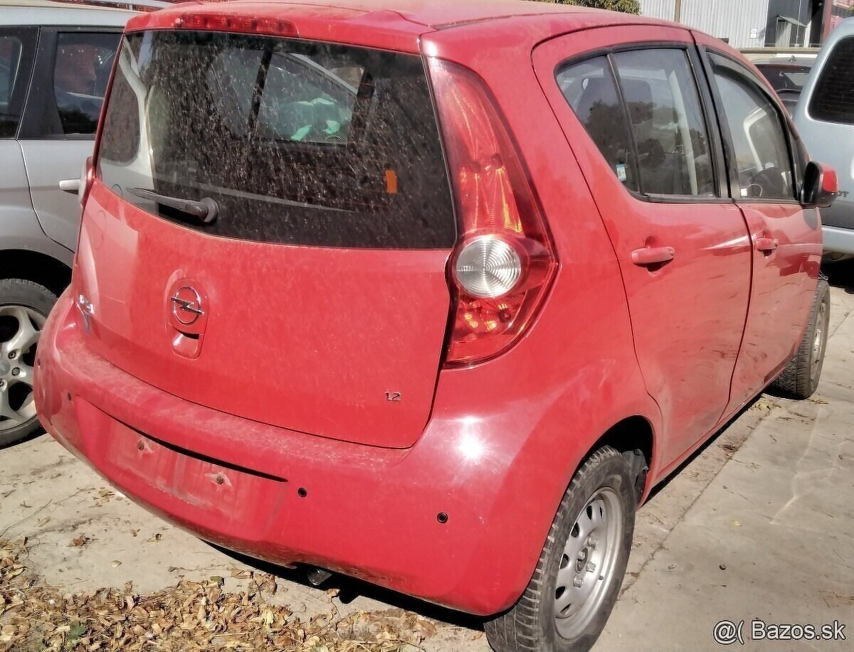 OPEL AGILA 1.2 2008 predám MOTOR K12B, DVERE, AUTOMATICKÁ