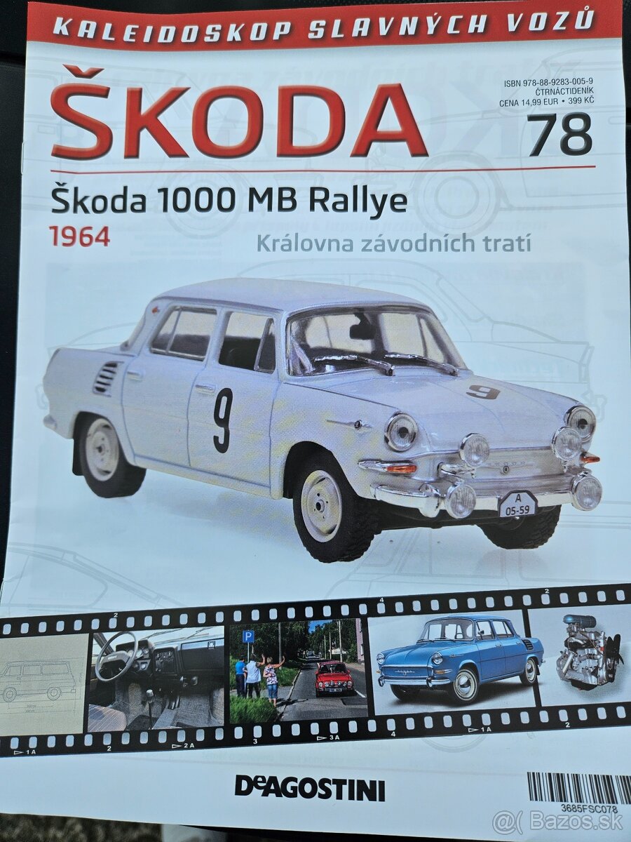 Kaleidoskop vozu Skoda c.78