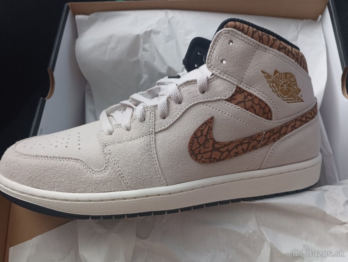 Jordan 1 Mid SE Brown Elephant ✔️46