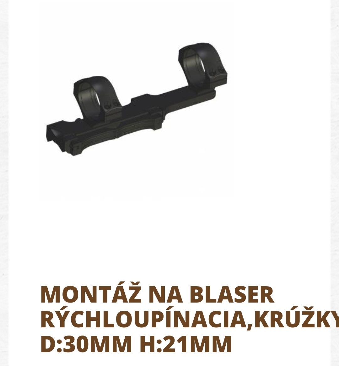 Blaser montáž