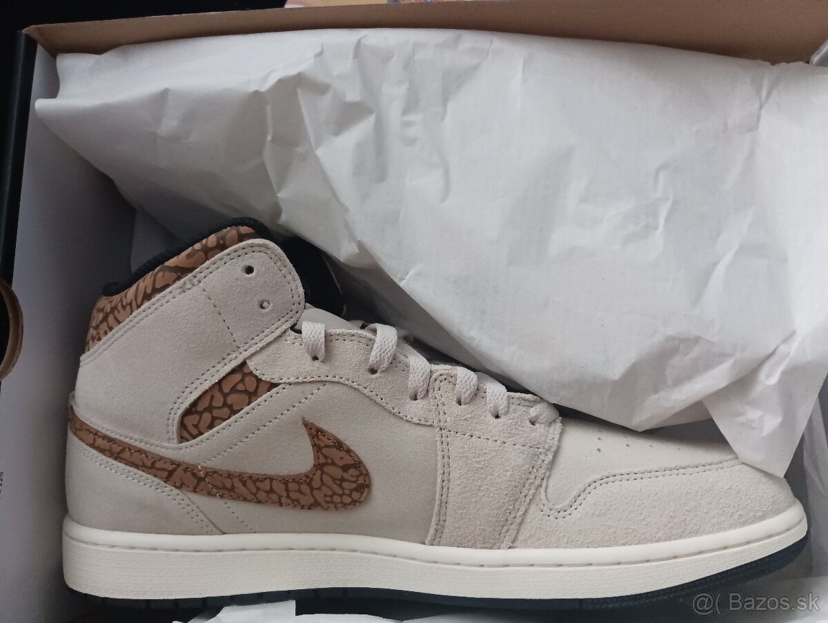 Jordan 1 Mid SE Brown Elephant ✔️46