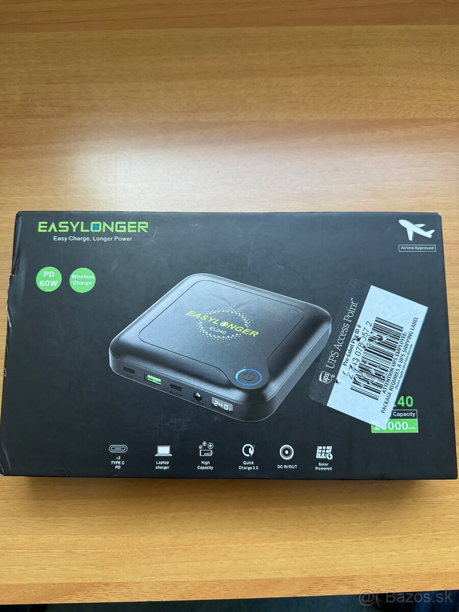 Externá nabíjačka 24000 mAh EASYLONGER