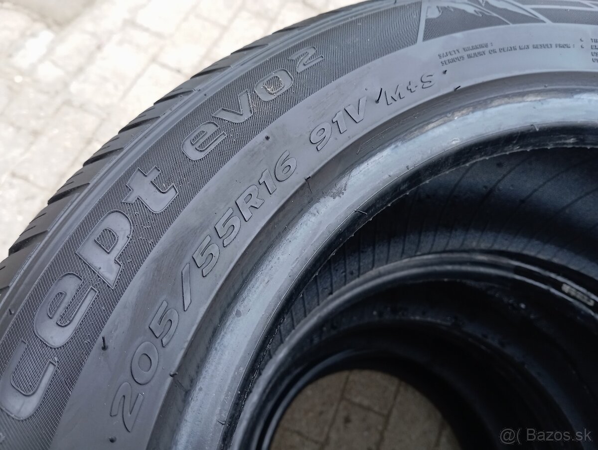 Predám zimné pneumatiky 4ks  205/55r16