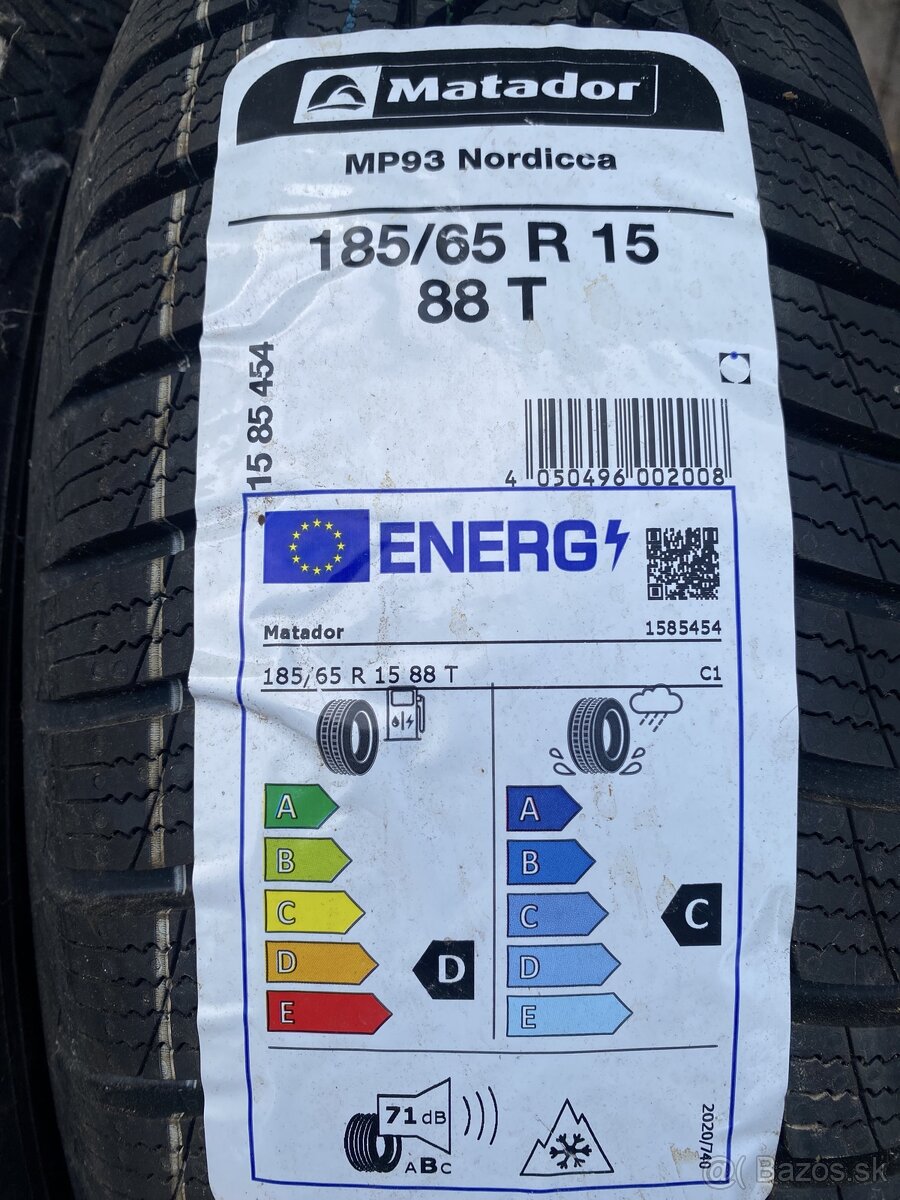 Zimné Pneumatiky 185/65 r15