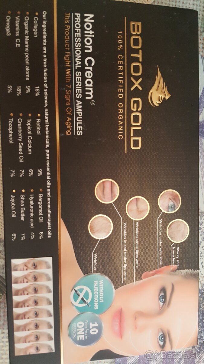 3xAmpulka BOTOX GOLD