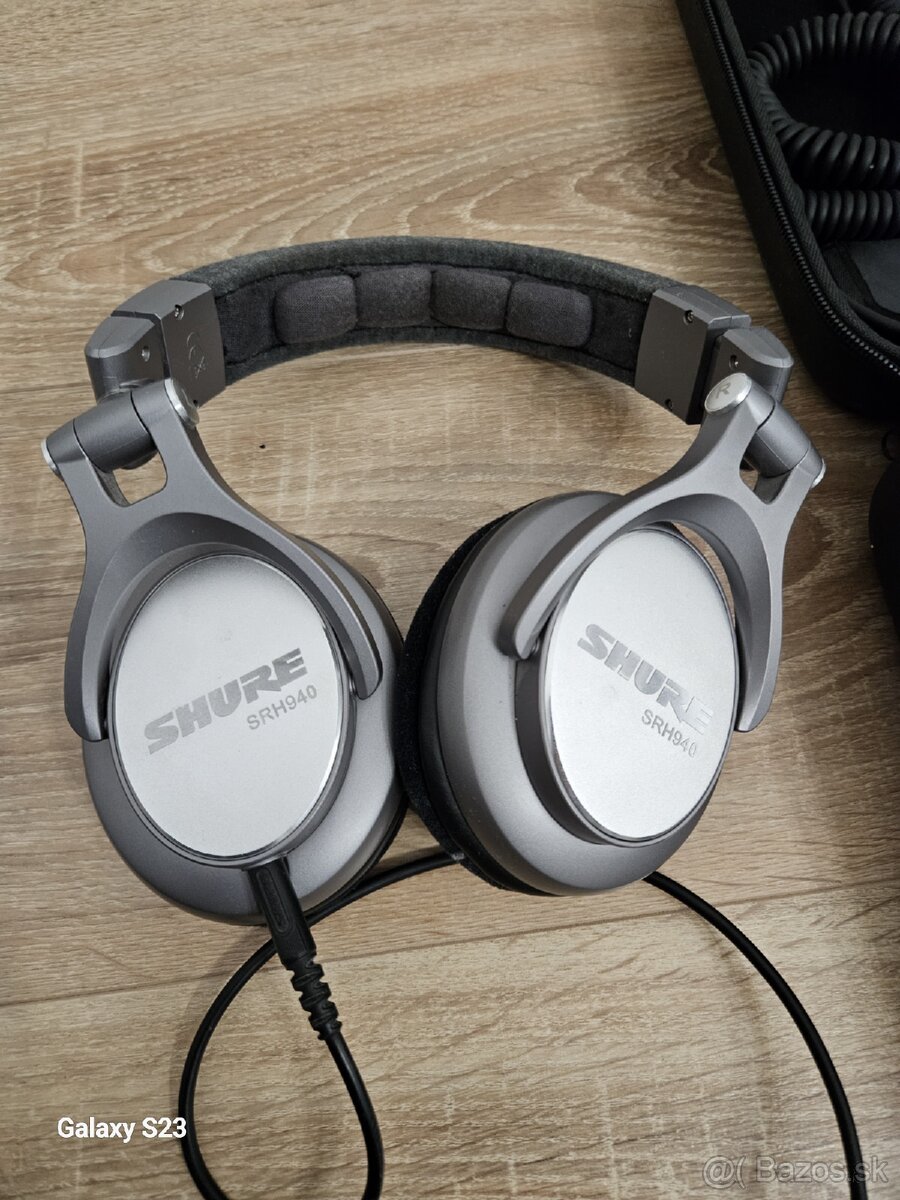 Shure SRH940 referenčné štúdiové slúchadlá