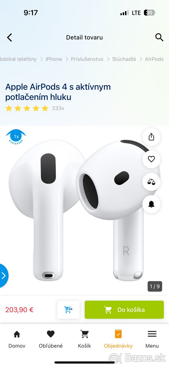 Apple AirPods 4 s aktívnym potlačením hluku